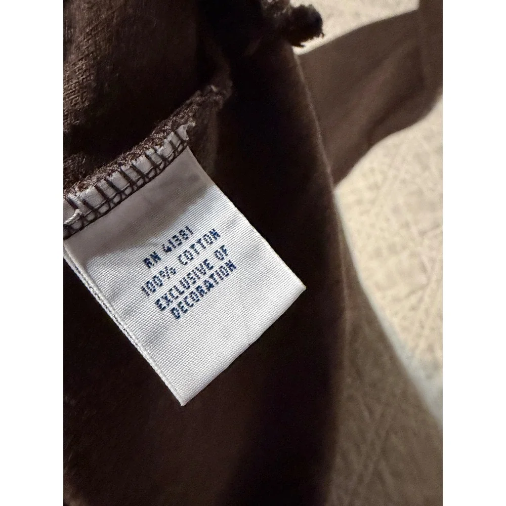 Polo Ralph Lauren Mens Quarter Zip Pullover Sweater Brown Cotton LT Tall New